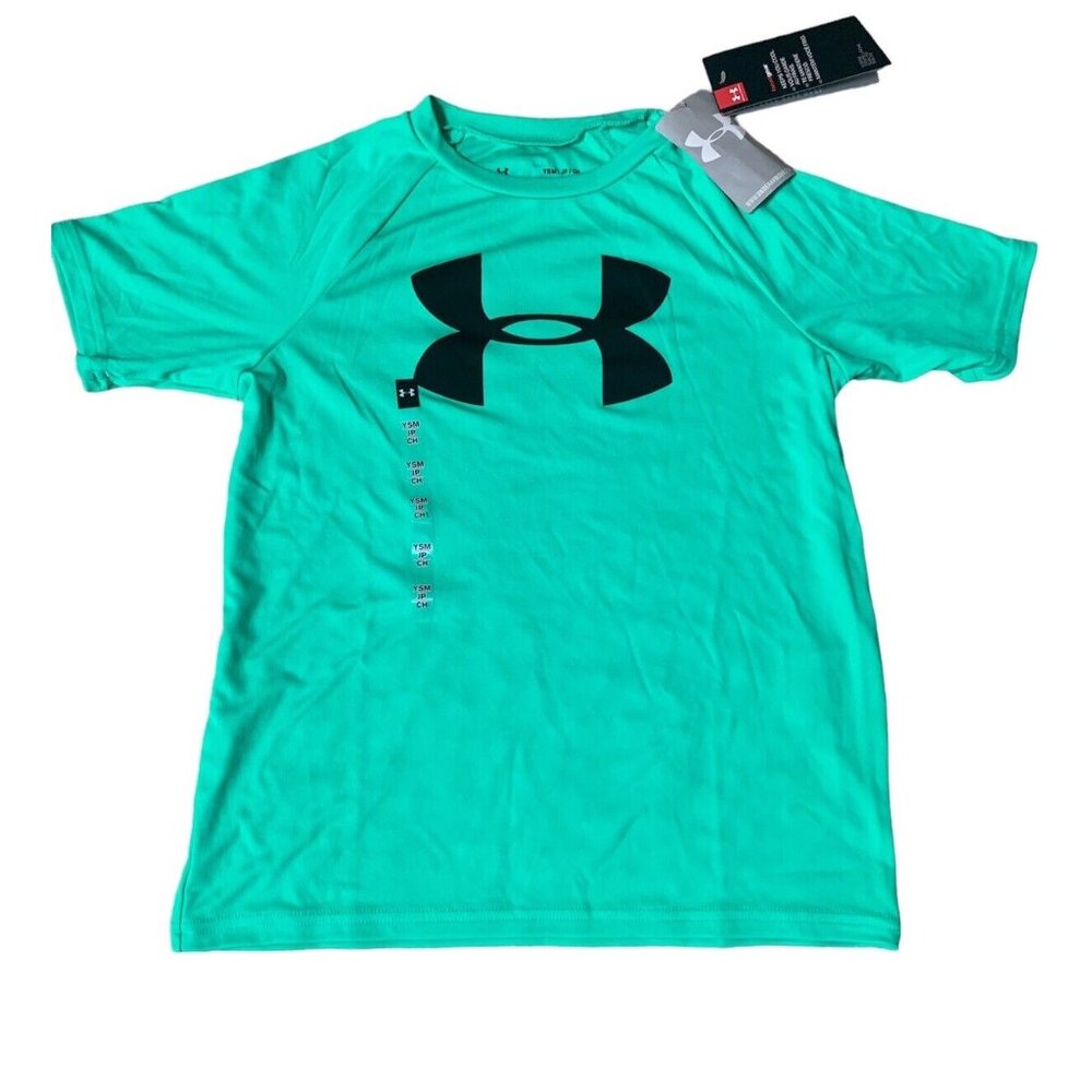 *New* Under Armour Boys T-shirt Youth Small  - Green
